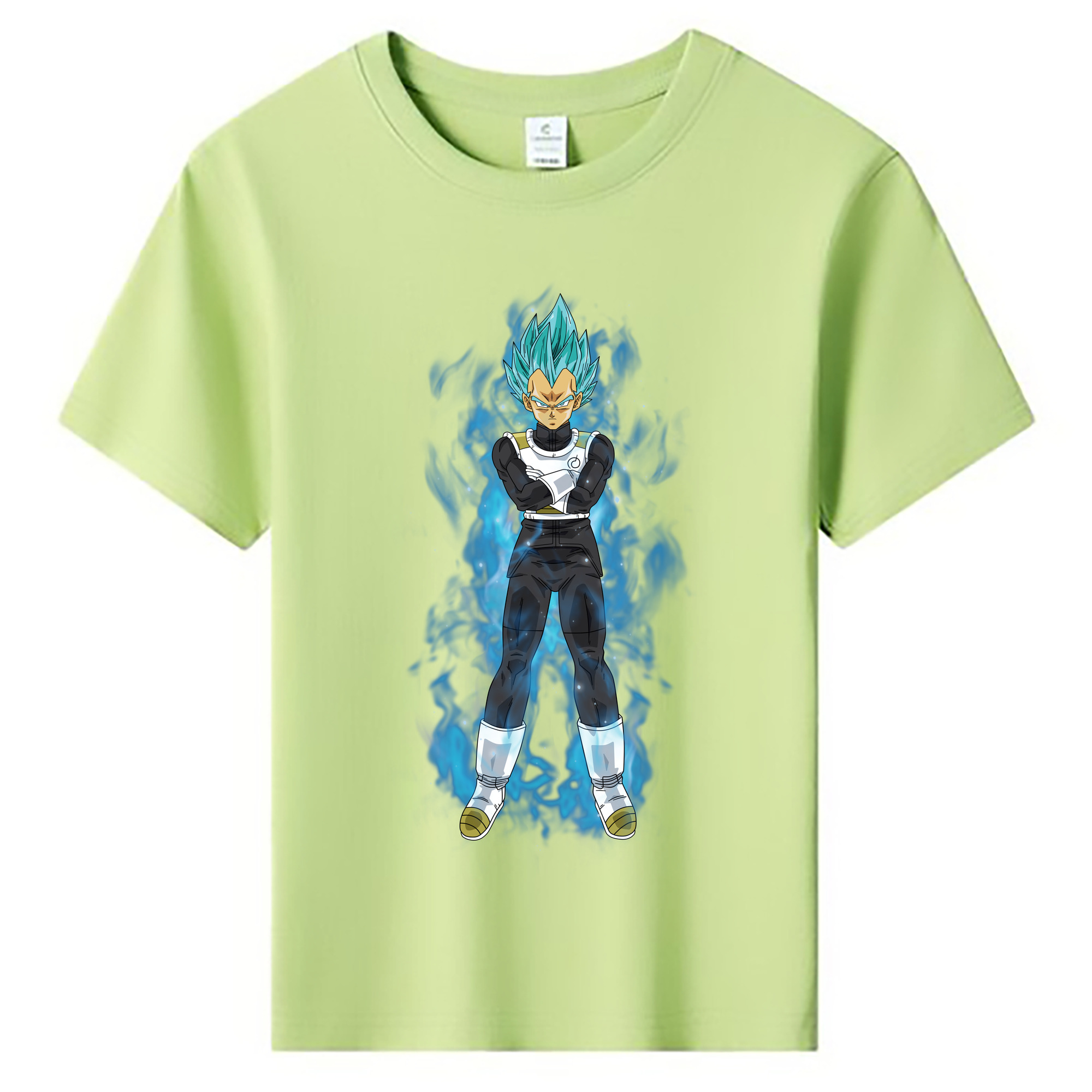 （画像用） ドラゴンボール ベジータ四世（Bejīta Yonsei）DRAGON BALL Vegeta IV 綿100％キッズTシャツ（フロントプリント）